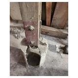 Wood-Handled Manual Post Hole Digger