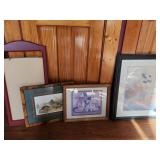 Variety of Framed Wall Hangings