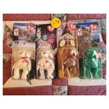 4 TY Beanie Babies in Original Packaging