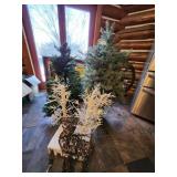 Artificial Christmas Trees and Decorations