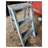 Three-Step Metal Stepladder