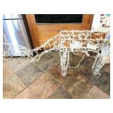 Lighted Christmas Deer Decor with Metal Wire Frame