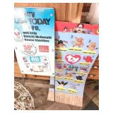 McDonaldï¿½s TY Beanie Babies Advertising Displays