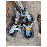 Heavy-Duty Scaffolding Casters