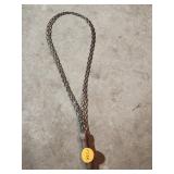 Vintage Rug Beater with Woven Metal Design