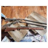 Three Inoperable Guns in Poor Condition