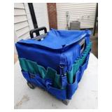 Fiskars Tool Caddy on Wheels with Multiple Pockets