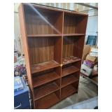 Composite Wood Eight-Shelf Bookshelf