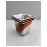 Stainless Steel Containers with Rust