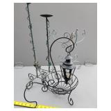 Wrought Iron Decorative Candle Holders and Lantern