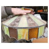 Stained Glass Ceiling Light With Multi-Color Panel