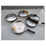 Carrollton Stainless Steel Pans with Lids