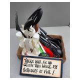 Kitchen Utensils and Decorative Sign