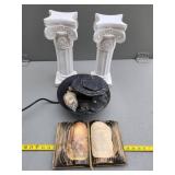 Variety of Home Decor Including Columns and Founta