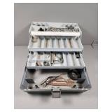 Tackle Box With Contents and Assorted Tools