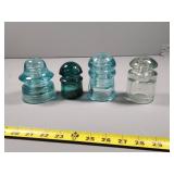 Brookfield and Hemingray 42 Glass Insulators