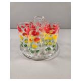 Vintage Swanky Swig Tumblers With Carrier