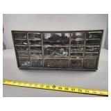 Plastic Tool Organizer Loaded with Assorted Hardwa