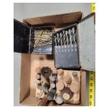Variety of Drill Bits and Accessories in Boxes