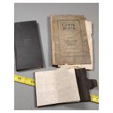 Antique Documents and Cook Book