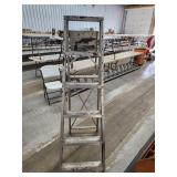 Werner Metal Step Ladder, Medium Duty, 225 lbs