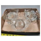 Variety of Clear Glass Juicers With Handles