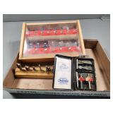 Router Bits with Storage Boxes