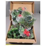 Christmas Greenery Decorations with Pinecones