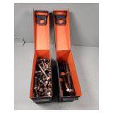 Ammo Boxes Containing Assorted Bolts and Hardware