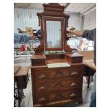 Victorian Era Dresser with Marble Top