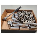 Half-Inch Drive Sockets and Ratchet
