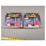New Pittsburgh 2 Pc. 3/4-Inch Heavy-Duty Pipe Clam