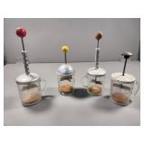 Atlas Glass and Variety Glass Bottom Food Choppers