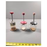 Vintage Atlas Glass Food Choppers