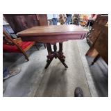 Eastlake Style Parlor Table with Ornate Base