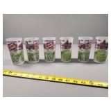 1953 Ohio Sesquicentennial Souvenir Frosted Glasse