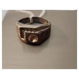14K Gold Ring with Stone Accent, .311oz