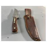 Schrade Old timer 6" blade with sheath