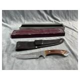 Maxam Classic "The Buck Skinner" Straight Blade