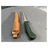 Schrade filet knife 7 1/2" Blade with sheath