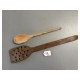 Wooden Spoon and Homemade Skimmer