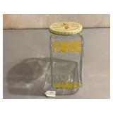 Planters Peanut Glass Jar