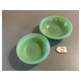 4 Fire King Jadeite Bowls
