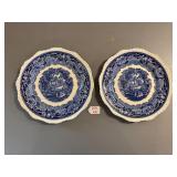 2 Mason's Vista Ironstone Plates