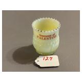 Palestine Custard Glass Souveneir
