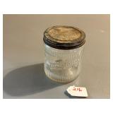 Burma Shave Glass Jar