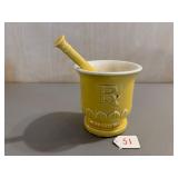 150th Anniv. RX Porcelain Mortar and Pestle