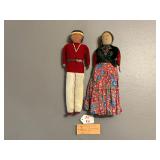 Navajo Couple Cloth Dolls