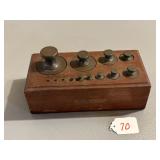 Newark Scale WKS Set of 13 Brass Weights