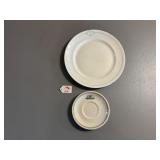 1926 Steamboat Plate & MP Railroad Saucer